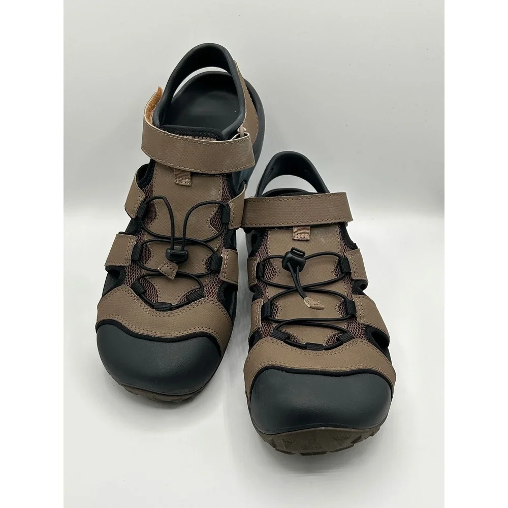 Teva Omnium 2 Men Sz 12 Hiking Sandals Turkish Coffee Brown Closed Toe 1118941